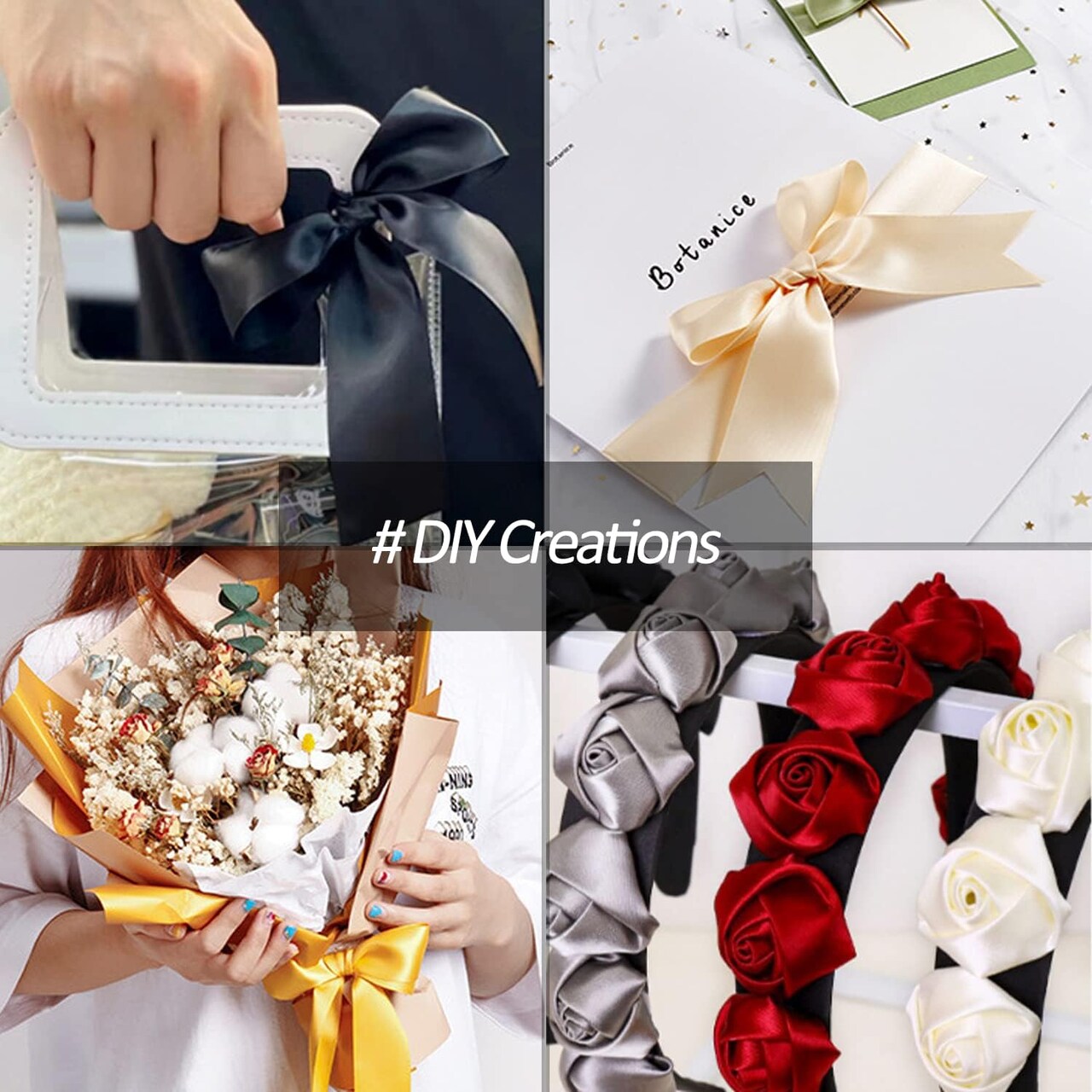 1-1/2" Wide x 100 Yards Single Faced Polyester Wine Red Satin Ribbon, Perfect for Wedding, Gift Wrapping, Bow Making & Other Projects (Wine Red)